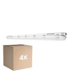 Lot 4x Ledvance Réglette LED Étanche Imperméable 58W 8000lm - 840 Blanc Froid | 150cm