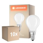 Lot 10x Ledvance Classic LED E14 Boule Filament 5.9W 806lm - 827 Blanc Très Chaud | Dimmable - Équivalent 60W