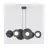Emibig Suspension Luminaire Volum Acier Noir | Convient pour 6x G9 - Max 8W