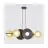 Emibig Suspension Luminaire Volum Acier Noir | Convient pour 6x G9 - Max 8W