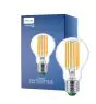 Philips MASTER LED Ampoule Ultra Efficient E27 Poire Claire 5.2W 1095lm - 827 Blanc Très Chaud | Équivalent 75W