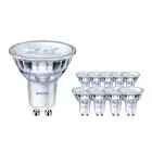 Lot 10x Philips Corepro LED Spot GU10 PAR16 4.6W 370lm 36D - 830 Blanc Chaud | Équivalent 50W
