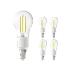 Lot 5x Calex Smart Tuya Wifi E14 Boule 4.5W 450lm - 818-830 Variable Blanc | Dimmable - Équivalent 40W 