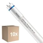 Lot 10x Philips Tube LED T8 MASTER (EM/Direct 230V) Ultra Output 16W 2500lm - 840 Blanc Froid | 105cm - Équivalent 38W