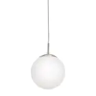 Eglo Suspension Luminaire Rondo Acier Nickel Satiné | Convient pour E27