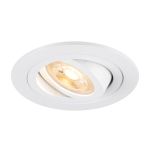 SLV New Tria 75 Spot Aluminium Wit Rond | Zaagmaat 75mm - Geschikt voor 1x GU10 