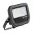 Ledvance LED Floodlight Aluminium Zwart 8W 1100lm 100D - 830 Warm Wit | IP66 - Symmetrisch