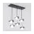 Emibig Hanglamp Ritual Staal Zwart | Geschikt voor 6x G9 - Max 8W