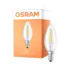 Osram Classic LED E14 Kaars Filament Helder 4W 470lm - 827 Zeer Warm Wit | 3 Step Dim - Vervangt 40W