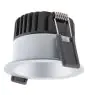 Ledvance LED Spot Donkerlight Aluminium Zilver 8W 680lm 36D - 930 Warm Wit | Zaagmaat 68mm - IP44 - Beste Kleurweergave - Dimbaar