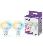 Duopak 2x WiZ Smart LED Spot GU10 PAR16 5W 400lm 36D | Beste Kleurweergave - Dimbaar - Vervangt 50W