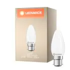 Ledvance Classic LED B22 Kaars Mat 3.4W 470lm - 827 Zeer Warm Wit | Vervangt 40W