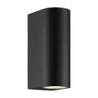 Nordlux Dion Wandlamp Aluminium Zwart Up & Down | Geschikt voor 2x GU10