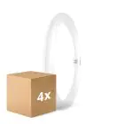 Voordeelpak 4x Osram LED Buis T9 Circulair (EM/Mains) 18.3W 2200lm - 840 Koel Wit | Vervangt 32W