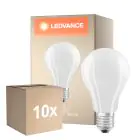 Voordeelpak 10x Ledvance Classic LED E27 Peer Filament Mat 17W 2452lm - 840 Koel Wit | Vervangt 150W