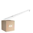Voordeelpak 4x Noxion Montagebalk Click V2 LED T8 | Geschikt voor 1x 120cm LED Buis