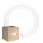 Voordeelpak 4x Ledvance LED Buis T9 Value Circulair (EM/Mains) 11W 1320lm - 840 Koel Wit | Vervangt 22W