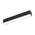 Eglo Plafondlamp Salitta Aluminium Zwart 9W 1080lm - 830 Warm Wit