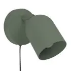 Eglo Wandlamp Tilston Staal Groen | Geschikt voor E14