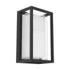 Eglo Wandlamp Genovese Aluminium Zwart 10W 1050lm - 865 Daglicht | IP65